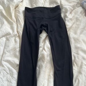 Lulu lemon low rise black leggings